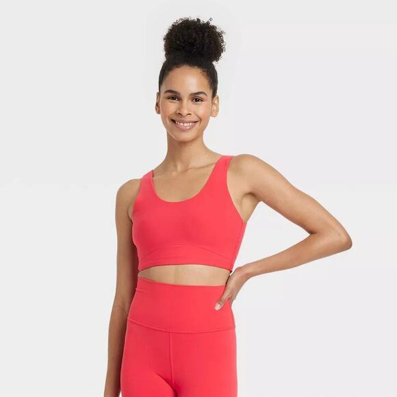 NWT All In Motion Everyday Soft Medium Support Longline Sports Bra Size M - Picture 1 of 7